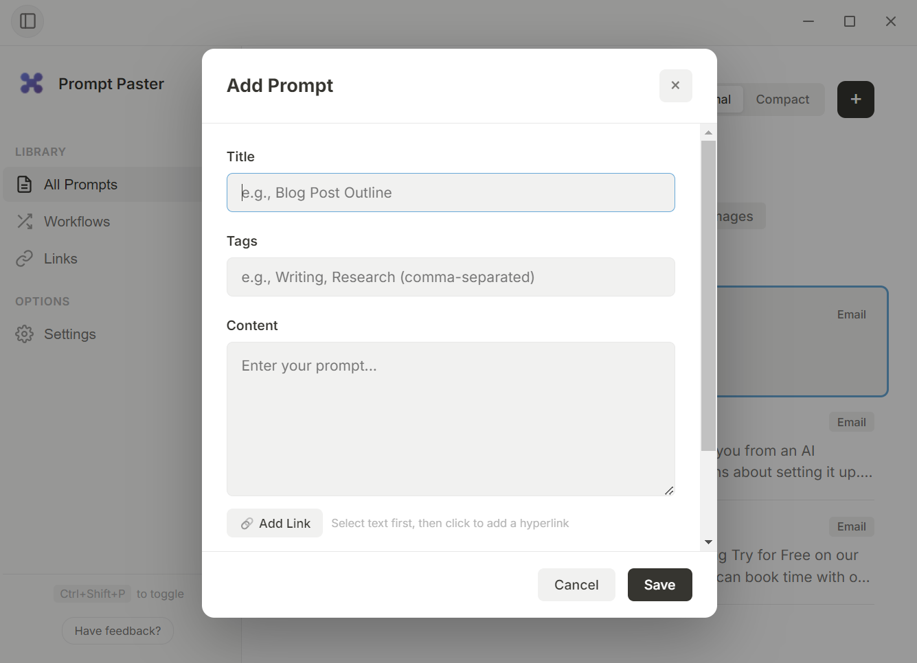 Offline functionality